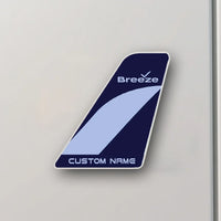Thumbnail for Customisable Breeze Airways Magnet - view 2