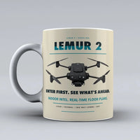 Thumbnail for LEMUR 2 Mug design on beige brinc