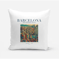 Thumbnail for BARCELONA - Poster - Pillow - White