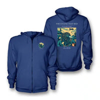 Thumbnail for VINTAGE G4520 - The Engine Test Bed - Premium Zipped Hoodie design on blue