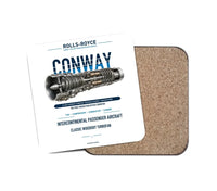 Thumbnail for CONWAY design on white 1 piece coaster