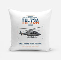 Thumbnail for Leonardo TH-73A Thrasher design on white pillow