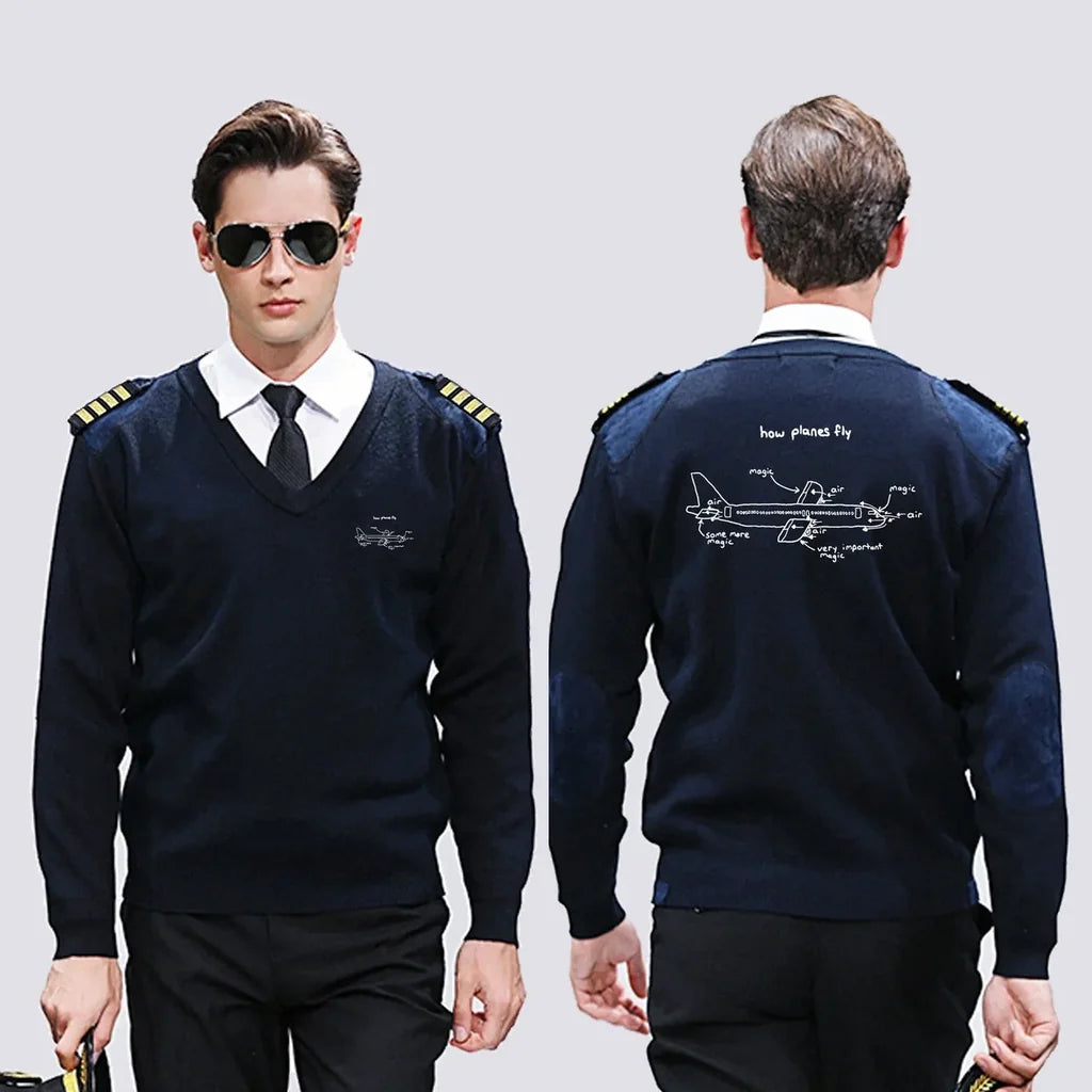 Customisable How Planes Fly Sweater - view 2