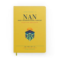 Thumbnail for Nadi International Airport (NAN) design on yellow notebook