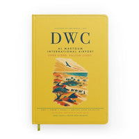 Thumbnail for Al Maktoum International Airport (DWC) design on yellow notebook
