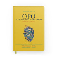Thumbnail for Porto Francisco Sá Carneiro Airport (OPO) design on yellow notebook