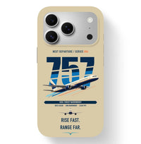 Thumbnail for Boeing 757-200 design on beige magsafe iphone case