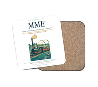 Thumbnail for Teesside International Airport (MME) design on white 1 piece coaster