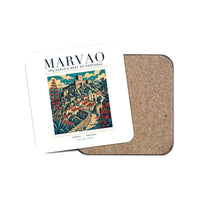 Thumbnail for MARVAO - Poster - Coaster - White