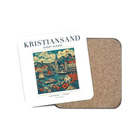 Thumbnail for KRISTIANSAND - Poster - Coaster - White