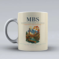 Thumbnail for MBS International Airport (MBS) airport code design on beige ceramic mug