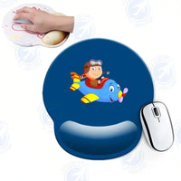 Thumbnail for Little Boy Operating an Airplane Mouse Pad - view 2