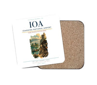 Thumbnail for Ioannina National Airport (IOA) design on white 1 piece coaster