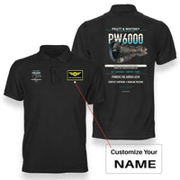 Thumbnail for PW6000 design on black polo with custom name badge