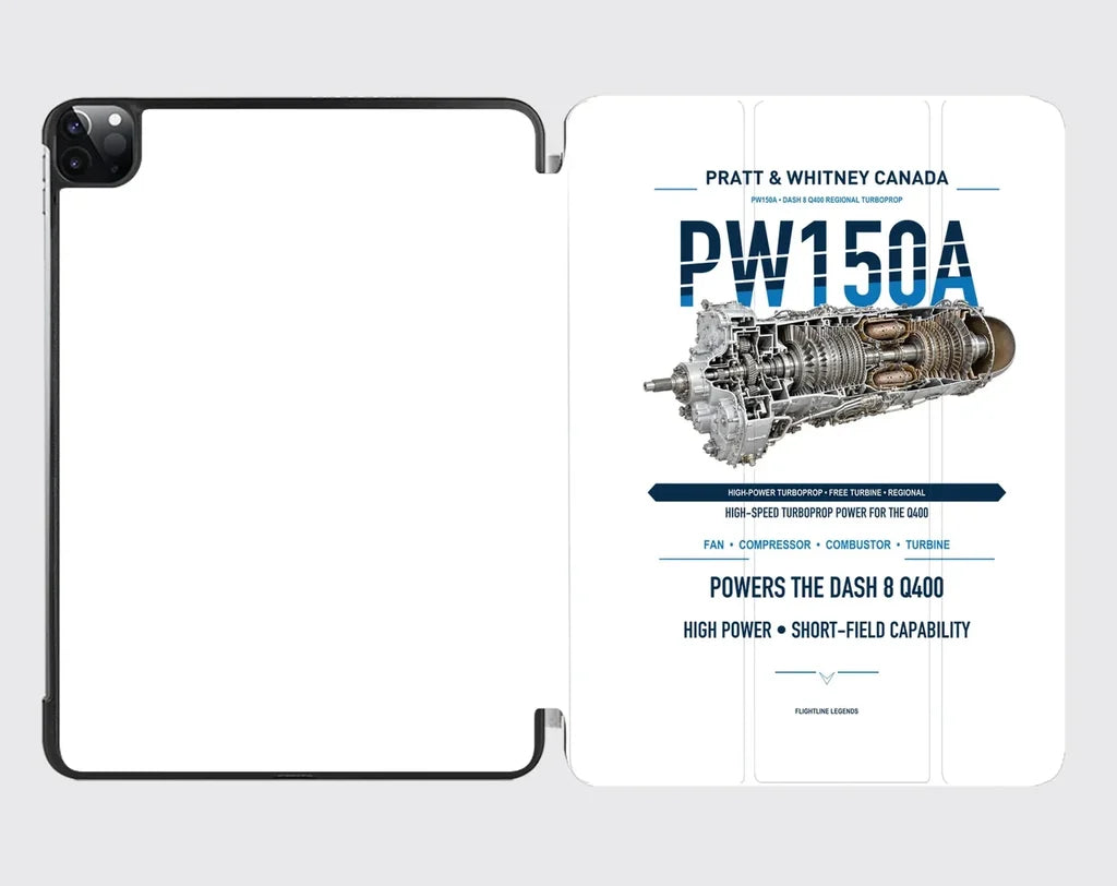 PW150A design on white ipad tablet case