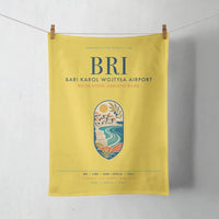 Thumbnail for Bari Karol Wojtyła Airport (BRI) design on yellow towel