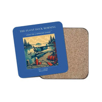 Thumbnail for The Float Dock Morning - Designed Coasters design on blue 1-piece