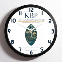 Thumbnail for Boryspil International Airport KBP Wall-Clock Framed - White