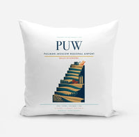 Thumbnail for Pullman–Moscow Regional Airport (PUW) design on white pillow