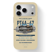 Thumbnail for PT6A-67 Case design on beige iphone case