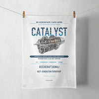 Thumbnail for CATALYST design on white towel