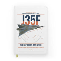 Thumbnail for Saab J 35F Draken design on white notebook