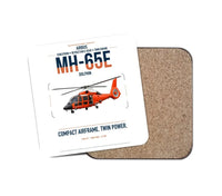 Thumbnail for Airbus MH-65E Dolphin design on white 1 piece coaster