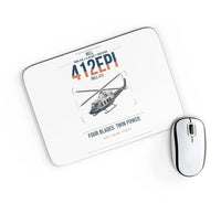 Thumbnail for Bell 412EPI design on white rectangle mouse pad