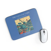 Thumbnail for VINTAGE G4509 - The Salvage Yard - Designed Mouse Pads design on blue rectangle