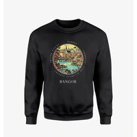 Thumbnail for BANGOR - Badge - Sweatshirt - Black