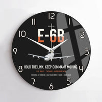 Thumbnail for E-6B Mercury design on black no frame wall clock