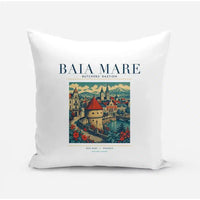 Thumbnail for BAIA MARE - Poster - Pillow - White