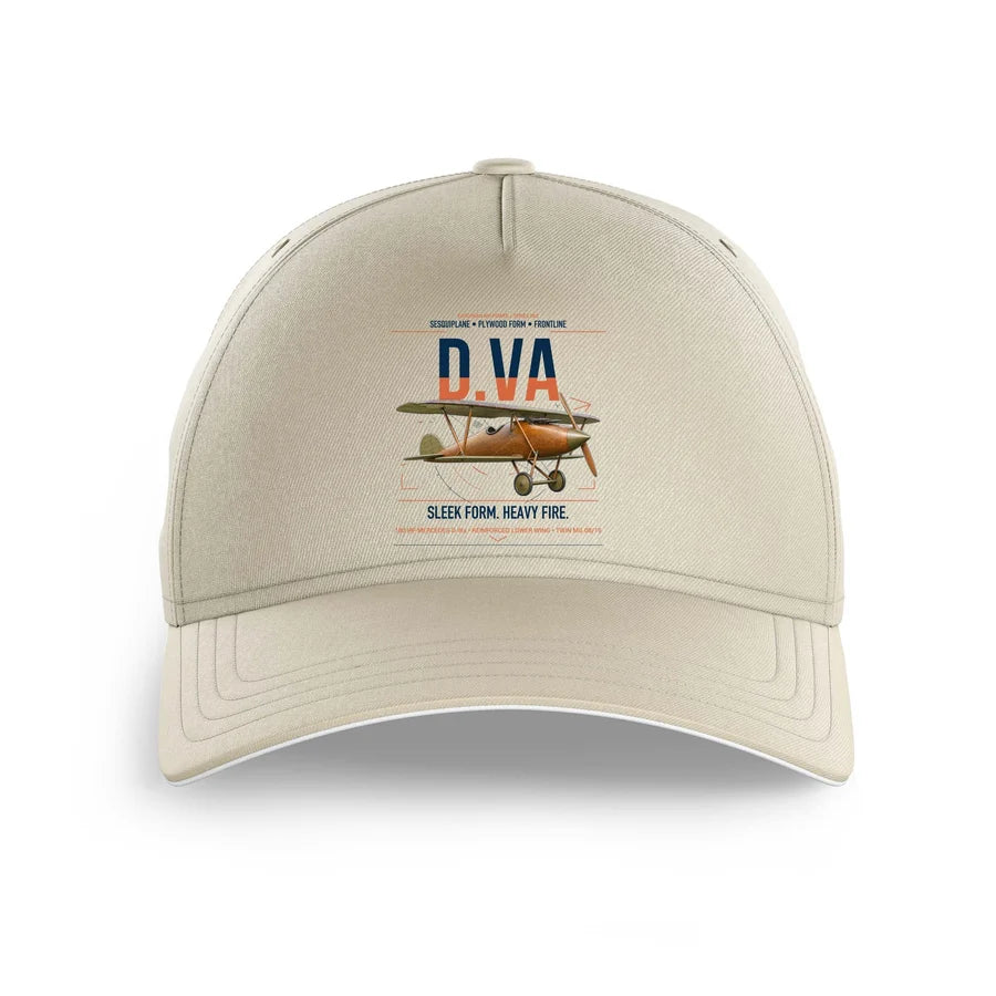 Albatros D.Va design on beige printed hat