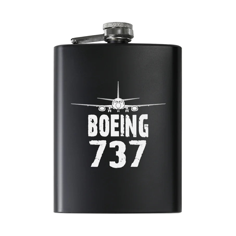 Customisable Boeing 737 Hip Flask - view 2