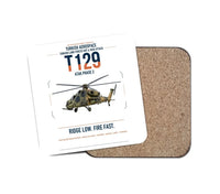 Thumbnail for Turkish Aerospace T129 ATAK Phase 2 design on white 1 piece coaster