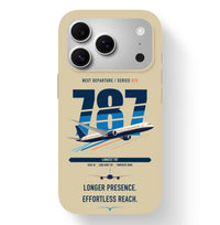Thumbnail for Boeing 787-10 Dreamliner design on beige magsafe iphone case