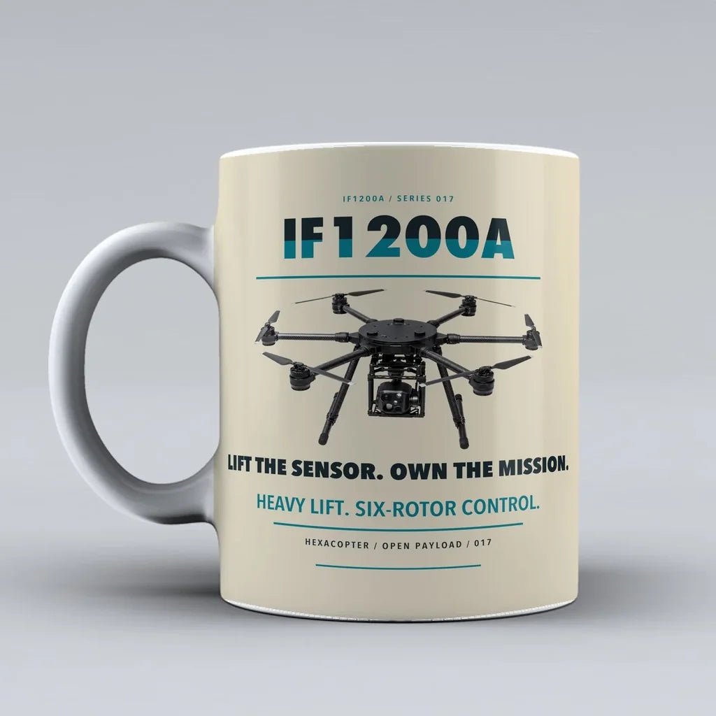 Flight IF1200A Mug design on beige inspired