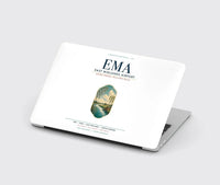 Thumbnail for East Midlands Airport (EMA) design on white MacBook case