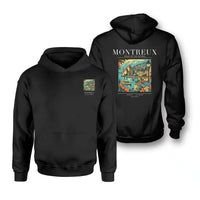 Thumbnail for MONTREUX - Poster - Double-Side Hoodie - Black