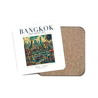 Thumbnail for BANGKOK - Poster - Coaster - White