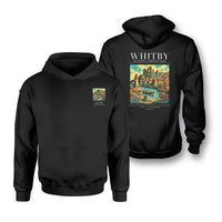 Thumbnail for WHITBY - Poster - Double-Side Hoodie - Black