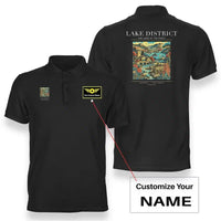 Thumbnail for LAKE DISTRICT - Poster - Double-Side Polo - Black + Name