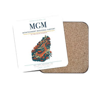 Thumbnail for Montgomery Regional Airport (MGM) design on white 1 piece coaster