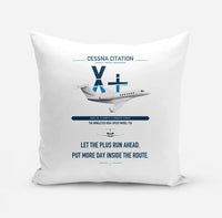 Thumbnail for Cessna Citation X+ design on white pillow