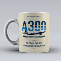 Thumbnail for A300C4-600 Mug design on beige airbus