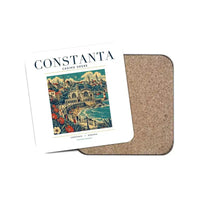 Thumbnail for CONSTANTA - Poster - Coaster - White