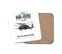 Thumbnail for Sikorsky HH-60G Pave Hawk design on white 1 piece coaster