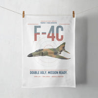 Thumbnail for F-4C Phantom II design on white towel