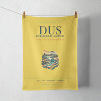 Thumbnail for Düsseldorf Airport (DUS) design on yellow towel