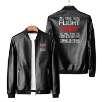 Thumbnail for Once You've Tasted Flight Leather Jacket - view 2